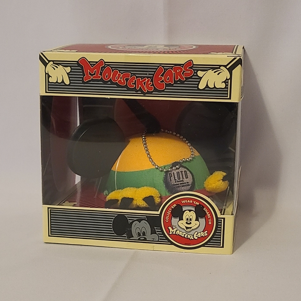 Disney Pluto Mouseketeer Ears Hat Keychain Pin